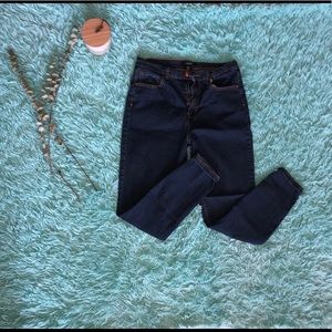 Dark washed jeans